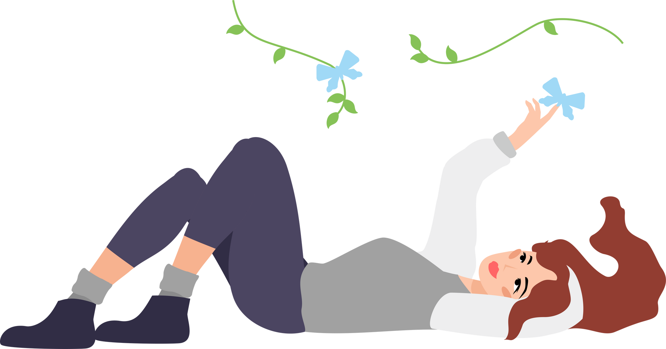 Woman Lying Down